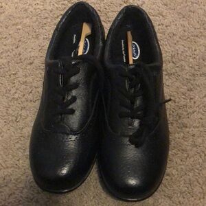 Dr Scholls E6Y-01 Black Advanced Comfort Collection Lace Up Shoe New 8W